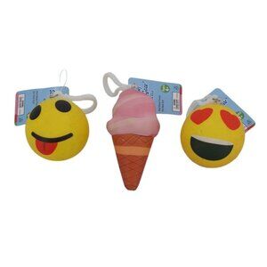 Squishy Stress Gear with Clip – Set of 3 Soft Squeeze Fidget Toys for Kids & Adu